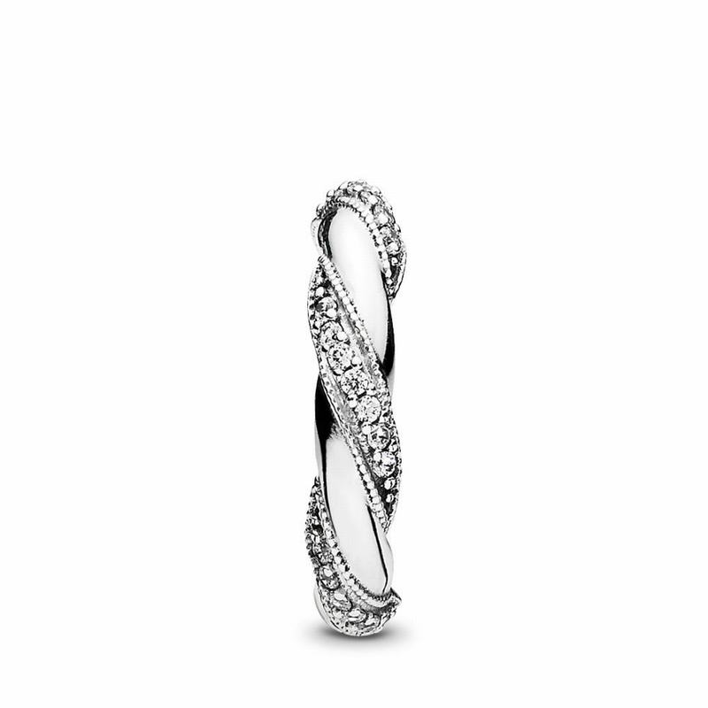 Pandora Dreams of Love Stackable Ring Outlet NZ, Sterling Silver (970456-MEV)